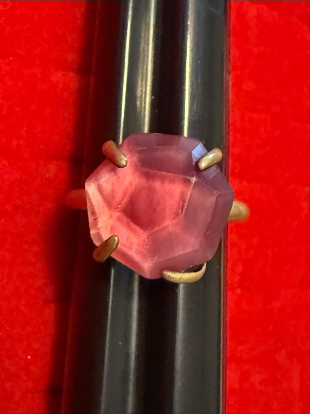 Kendra Scott Goldtone Pink Gemstone Ring - Women Jewelry
